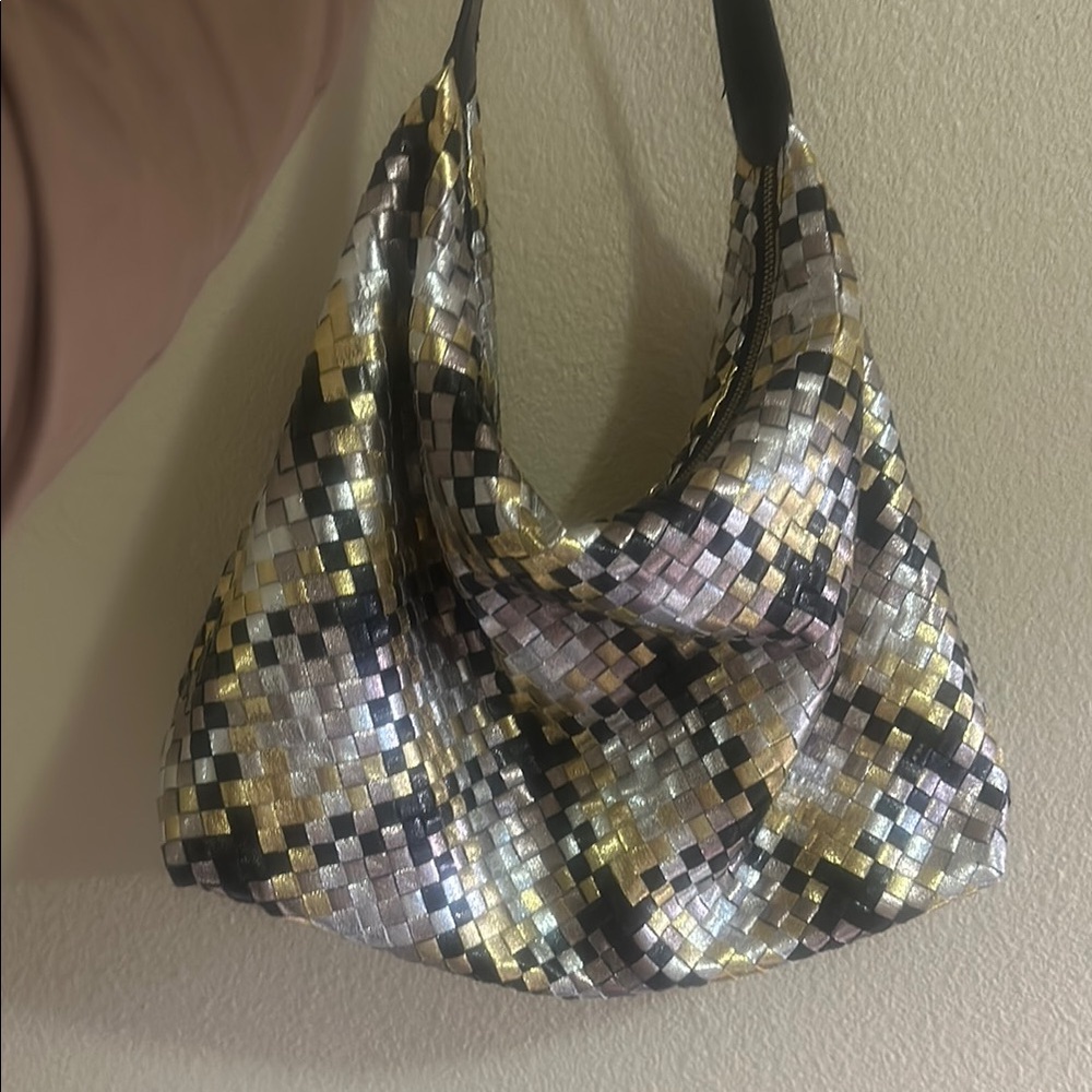 Multicolor Woven Women's Bag